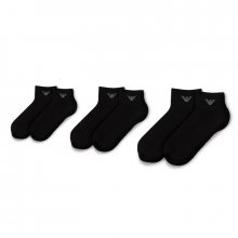 Sada 3 párů dámských nízkých ponožek Emporio Armani