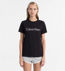 Calvin Klein Logo Dámské Tričko Černé L