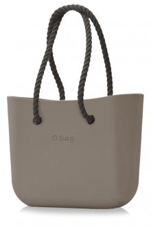 O bag kabelka Rock s černými dlouhými provazy