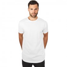 Pánské tričko Urban Classics Shaped Long Tee white - XS