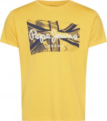 Pepe Jeans Tričko \'DACEY\' žlutá / černá / bílá