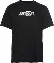 Nike Sportswear Tričko \'JDI\' černá / bílá / červená