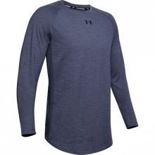 Under Armour Charged Cotton LS-BLU - S