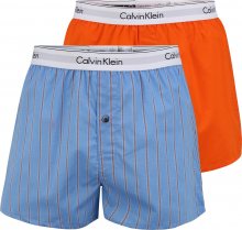 Calvin Klein Boxerky modrá / oranžová