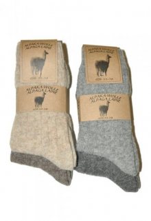 Ulpio Alpaka-Wolle 31606 A\'2 Ponožky 43-46 mix barva