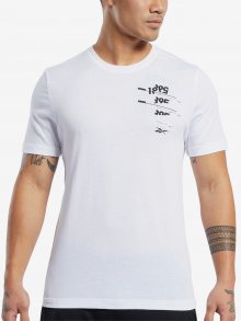 Tričko Reebok Ts Cotton Graphic Tee Bílá