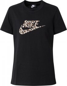 Nike Sportswear Tričko \'W NSW PRNT PACK SS TEE\' černá