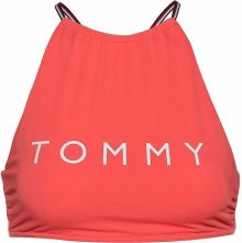 Tommy Hilfiger Plavky Logo Cropped Červené Vrchní Díl S