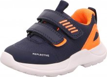 SUPERFIT Tenisky \'Rush\' noční modrá / svítivě oranžová