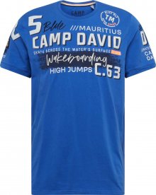 CAMP DAVID Tričko tmavě modrá / modrá / bílá