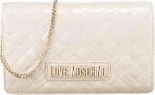 Love Moschino Taška přes rameno krémová / zlatá / bílá