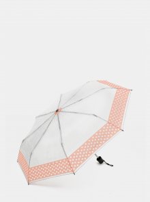 Světle šedý puntíkovaný deštník Rainy Days