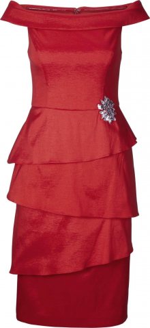 heine Koktejlové šaty červená