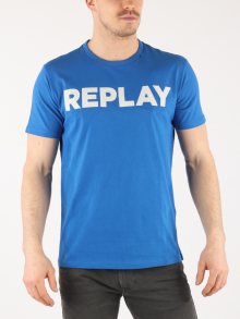 Tričko Replay M3594 T-Shirt Modrá