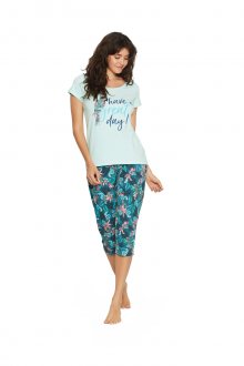 Dámské pyžamo FRUITY LO 38052 růžová-modrá S