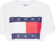 Tommy Jeans Tričko \'TJW TOMMY FLAG TEE\' námořnická modř / červená / bílá