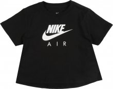 Nike Sportswear Tričko \'G NSW TEE NIKE AIR CROP\' černá