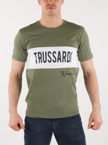 Tričko Trussardi T-Shirt Cotton Jersey Regular Fit Zelená