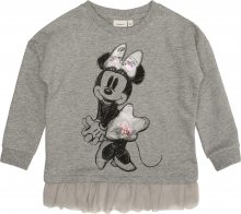 NAME IT Mikina \'MINNIE\' šedý melír