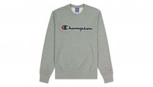 Champion Script Logo Sweatshirt šedé 214188_S20_EM525