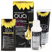 Garnier Permanentní olejová barva na vlasy bez amoniaku Olia 3.0 jemně černá