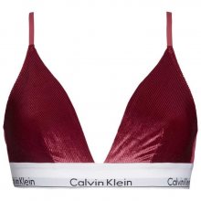 Calvin Klein Unlined Triangle Podprsenka Bordo S