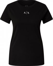 ARMANI EXCHANGE Tričko černá