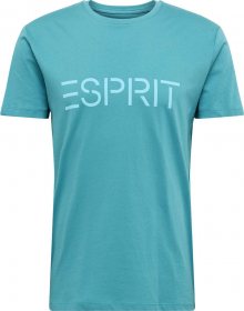 ESPRIT Tričko aqua modrá