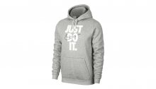 Nike Just Do It Hoodie Mens Grey šedé 928717-063