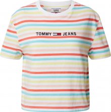 Tommy Jeans Tričko \'Summer\' oranžová / svítivě žlutá
