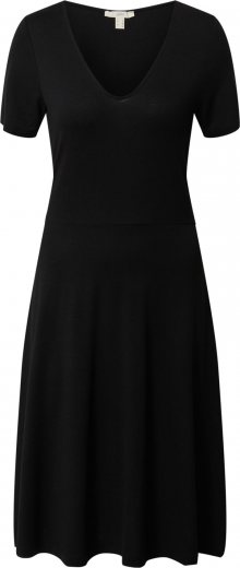 ESPRIT Šaty \'Dresses knitted mini\' černá