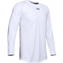 Under Armour Charged Cotton LS-WHT - S
