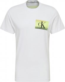 Calvin Klein Jeans Tričko \'FESTIVAL PHOTOPRINT TEE\' bílá