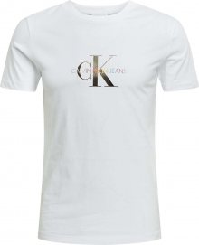 Calvin Klein Jeans Tričko bílá / mix barev