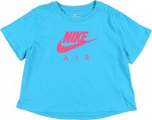 Nike Sportswear Tričko \'G NSW TEE NIKE AIR CROP\' petrolejová