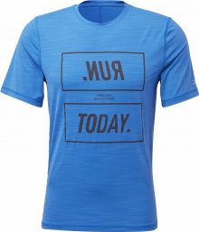 REEBOK Funkční tričko nebeská modř / marine modrá
