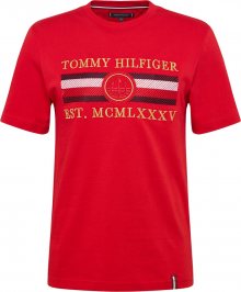 TOMMY HILFIGER Tričko červená