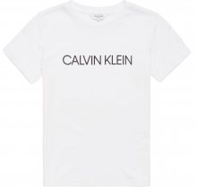 Calvin Klein bílé chlapecké tričko Tee - 10-12