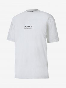 Tričko Puma Avenir Crinkle Tee Bílá