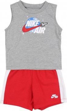 Nike Sportswear Sada červená / šedá / bílá