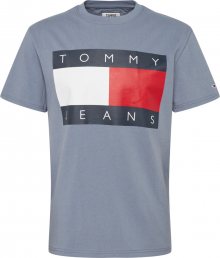 Tommy Jeans Tričko \'TJM TOMMY FLAG TEE\' šedá