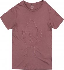 NAME IT Tričko \'NKFFANESSA SS OVERSIZE TOP\' červená