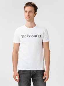Tričko Trussardi T-Shirt Pure Cotton Regular Fit Bílá