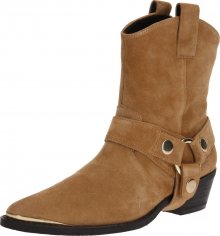 STEVE MADDEN Kovbojské boty světle hnědá
