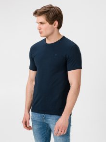 Tričko Trussardi T-Shirt Cotton Stretch Slim Fit Modrá