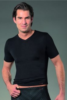 Pánské triko s krátkým rukávem Con-ta 6670 - barva:CON750/Černá, velikost:L