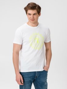 Tričko Trussardi T-Shirt Pure Cotton Regular Fit Bílá