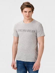 Tričko Trussardi T-Shirt Pure Cotton Regular Fit Šedá