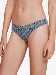 Kalhotky Under Armour Ps Thong 3Pack Print-Blu Šedá