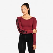 Better Bodies Crop-top Bowery Sangria Red L